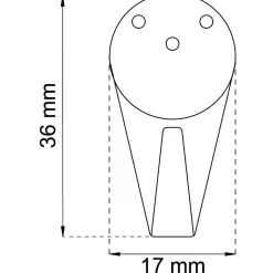 ALL-KROK 613 VIT 36X17MM 3ST