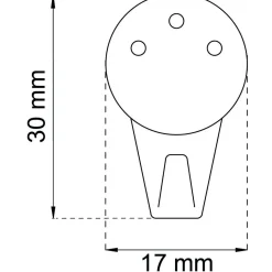 ALL-KROK 612 VIT 30X17MM 5ST