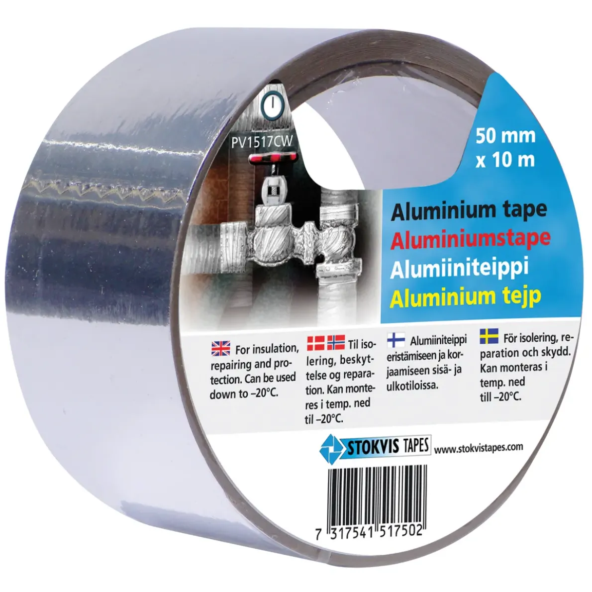 ALUMINIUMTEJP 50MM 10M