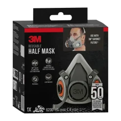 ANDNINGSSKYDDSSTOMME 6200 M ÅTERANVÄNDBAR MED HALVMASK