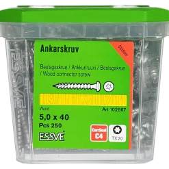 ANKARSKRUV FIBERCUT CORRSEAL TX20 5,0X40 250ST
