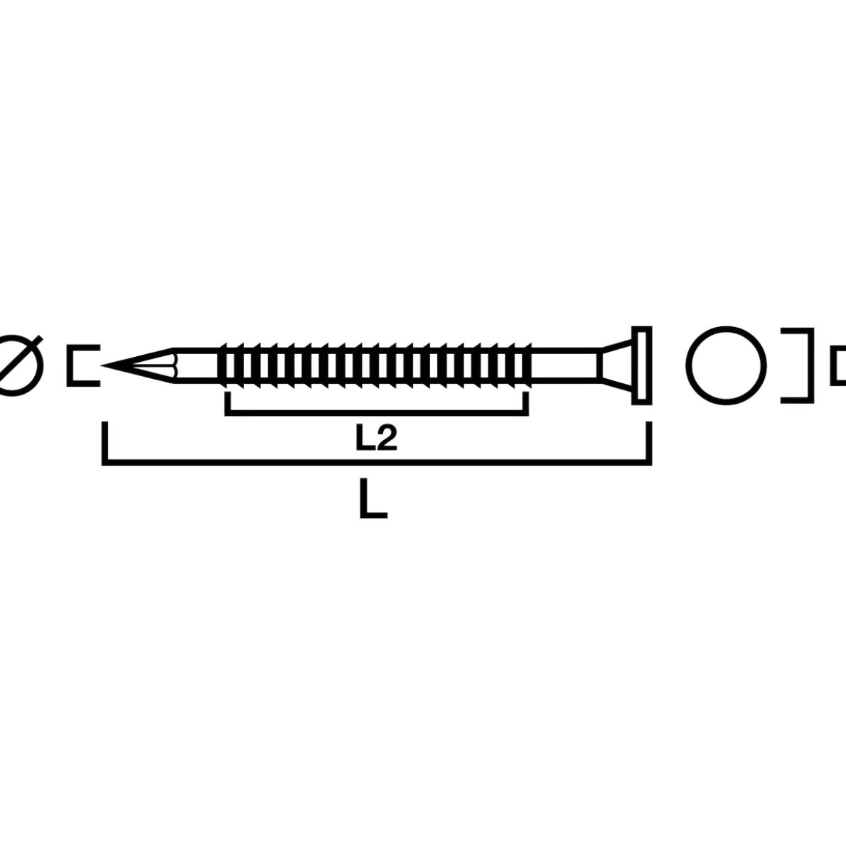 ANKARSPIK FZV KAMGÄNG FLATFÖRS HUVUD 4X40MM 250ST