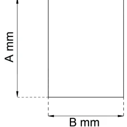 BADRUMSSPEGEL SÄKERHETSFOLIE 45X90CM