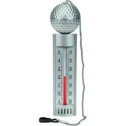 Badtermometer SILVER 192MM