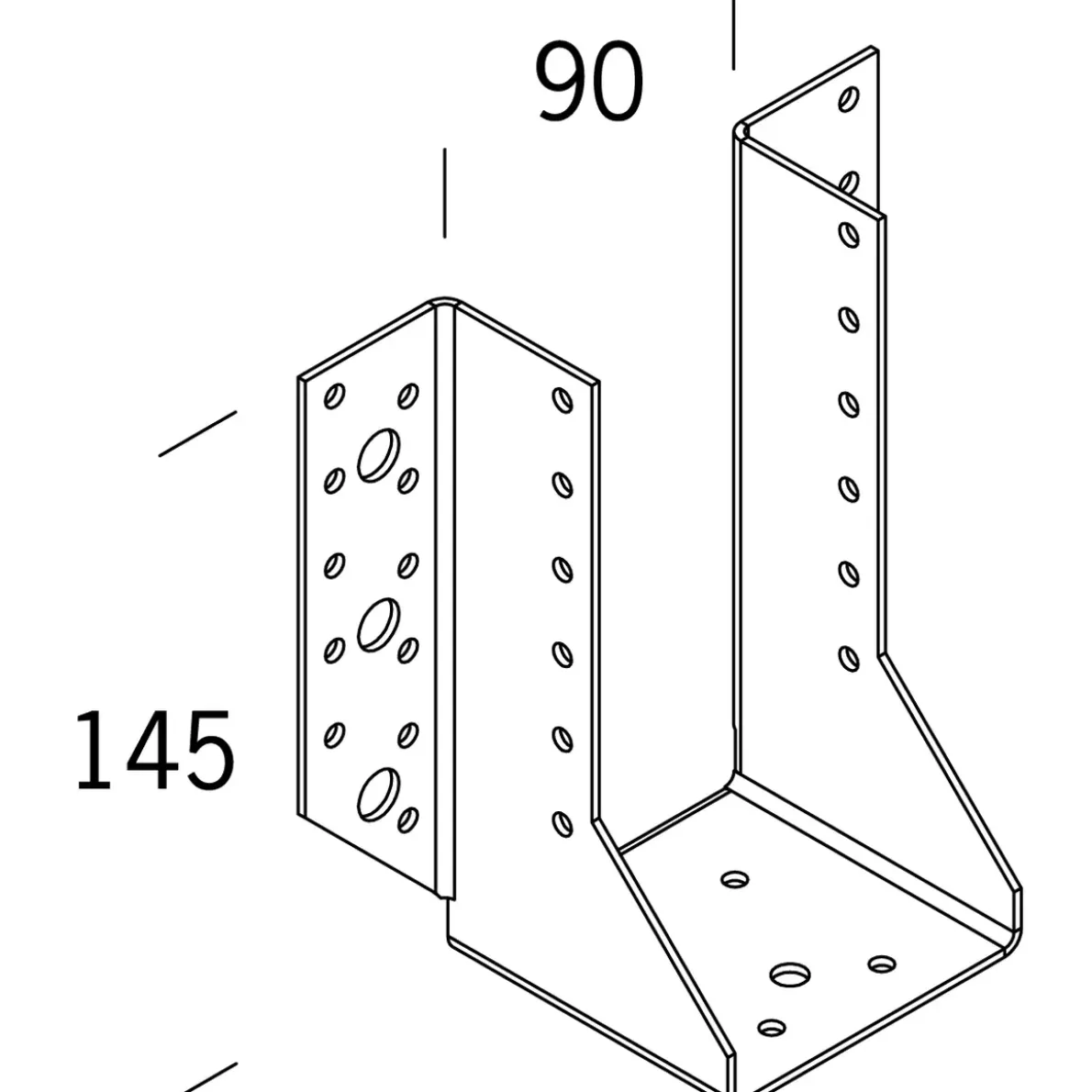 BALKSKO2X90X145MM