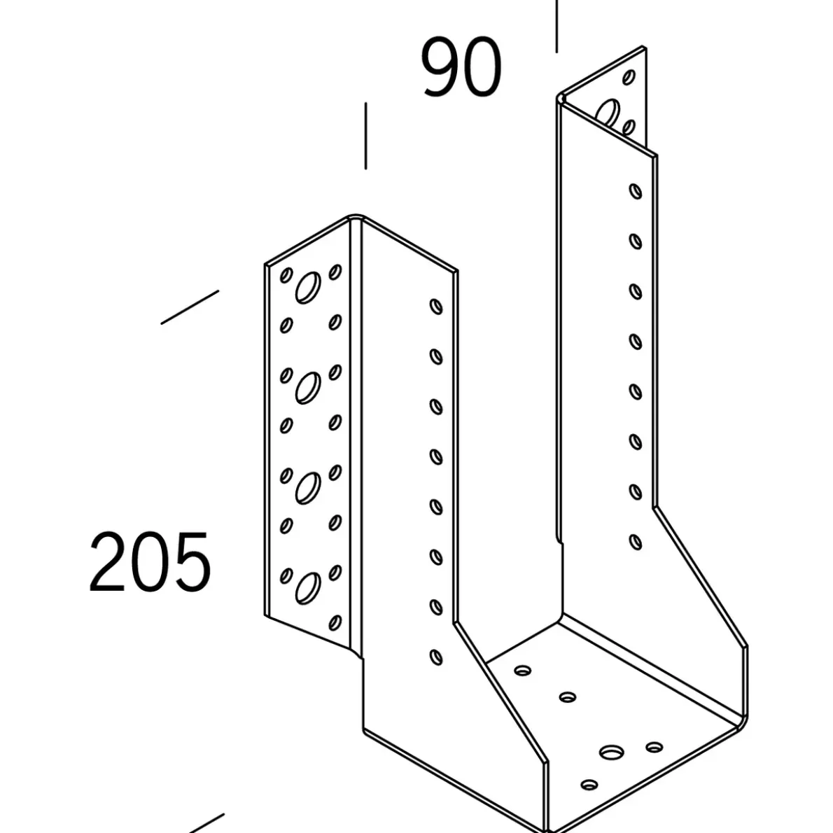 BALKSKO2X90X205MM