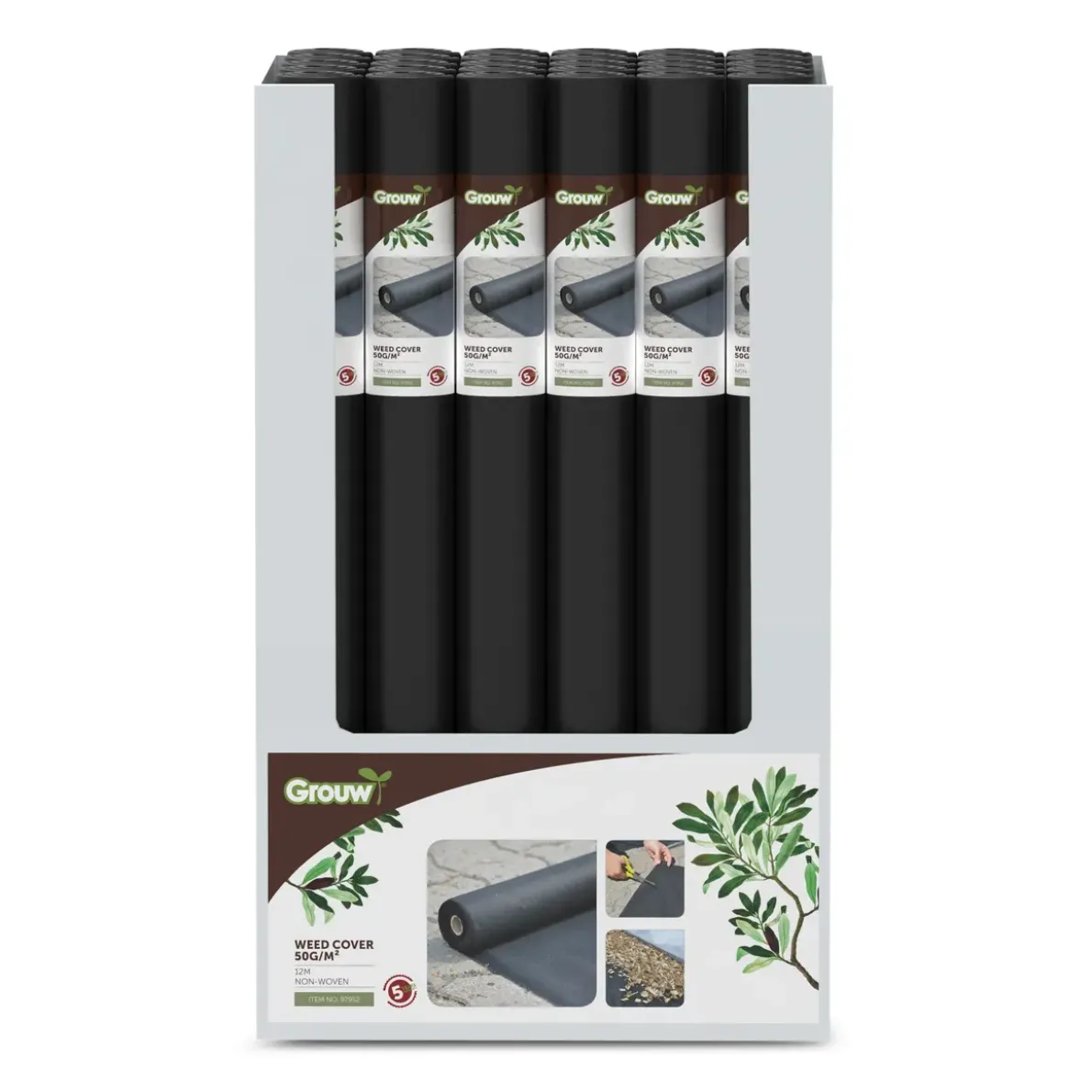 BARKDUK 50G/M2 1% UV 1X12M