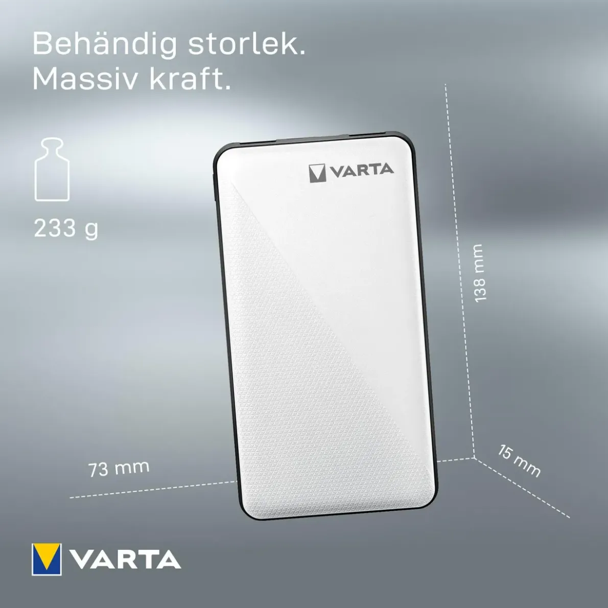BATTERILADDARE POWERBANK PORTABEL 57976 10000MAH