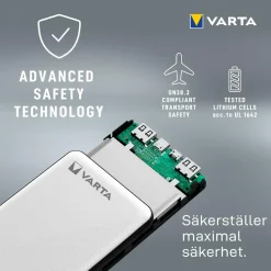 BATTERILADDARE POWERBANK PORTABEL 57976 10000MAH