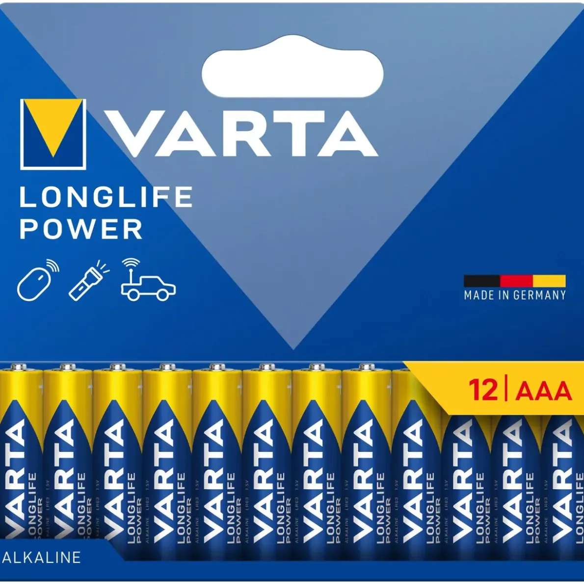 BATTERI LONGLIFE POWER AAA 12