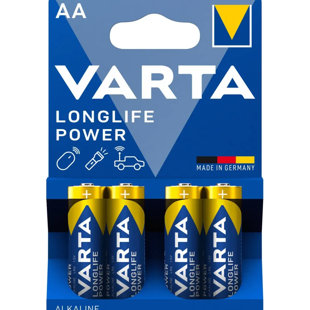 BATTERI LONGLIFE POWER AA 4ST