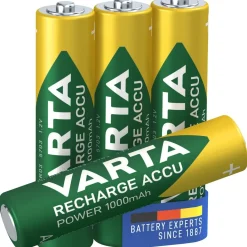 BATTERI RECH ACCU POWER AAA 1000MAH