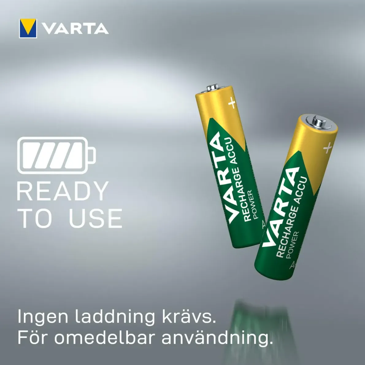 BATTERI RECH ACCU POWER AAA 1000MAH