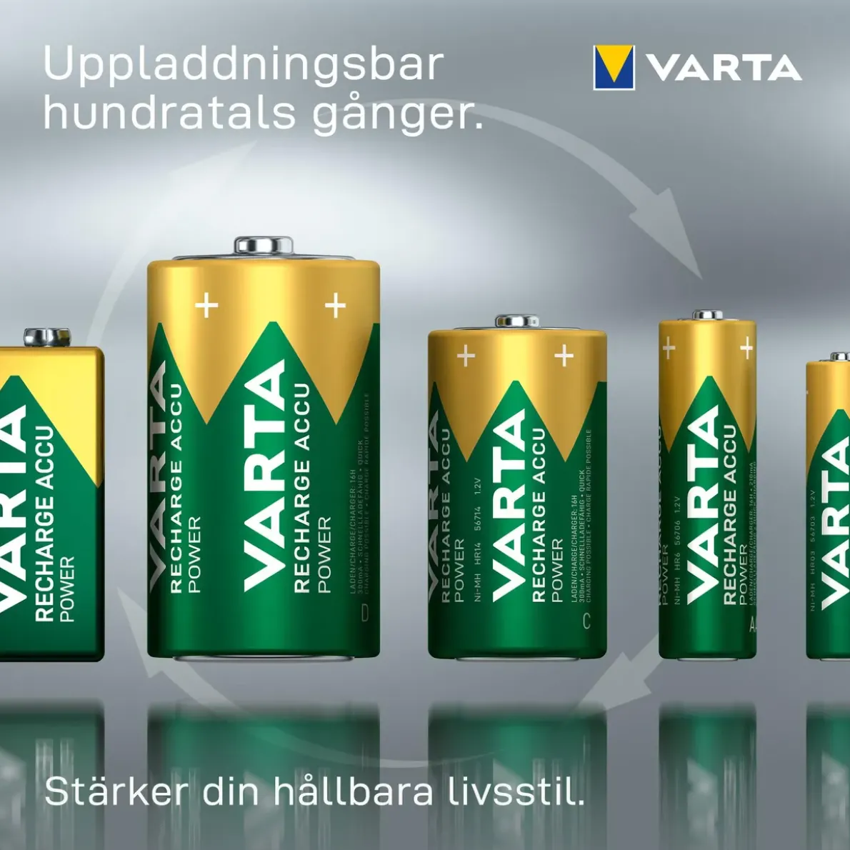 BATTERI RECH ACCU POWER AA 2100MAH