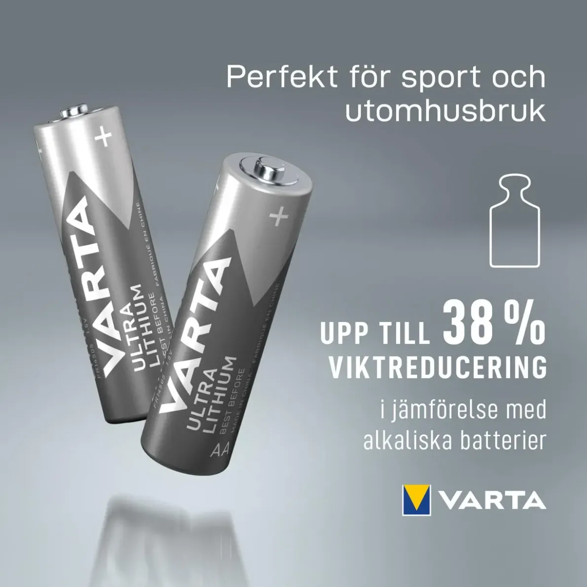 BATTERI ULTRA LITIUM AA