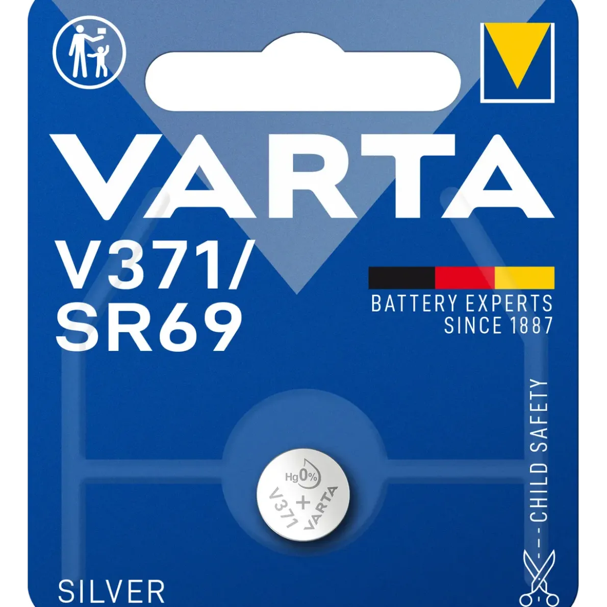 BATTERI V371 SILVER MYNT