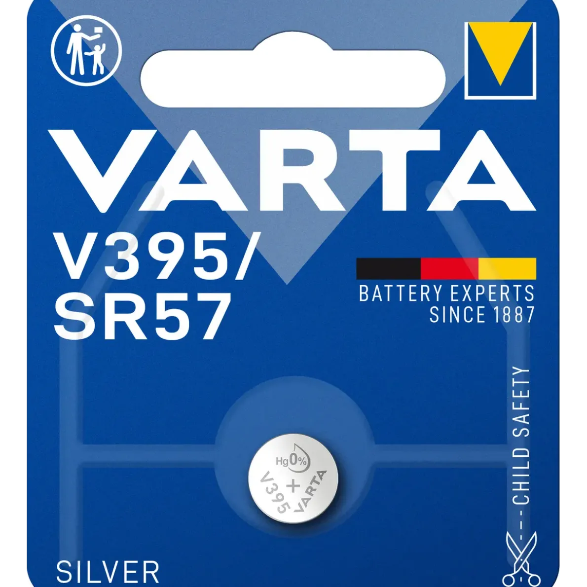 BATTERI V395 SILVER MYNT