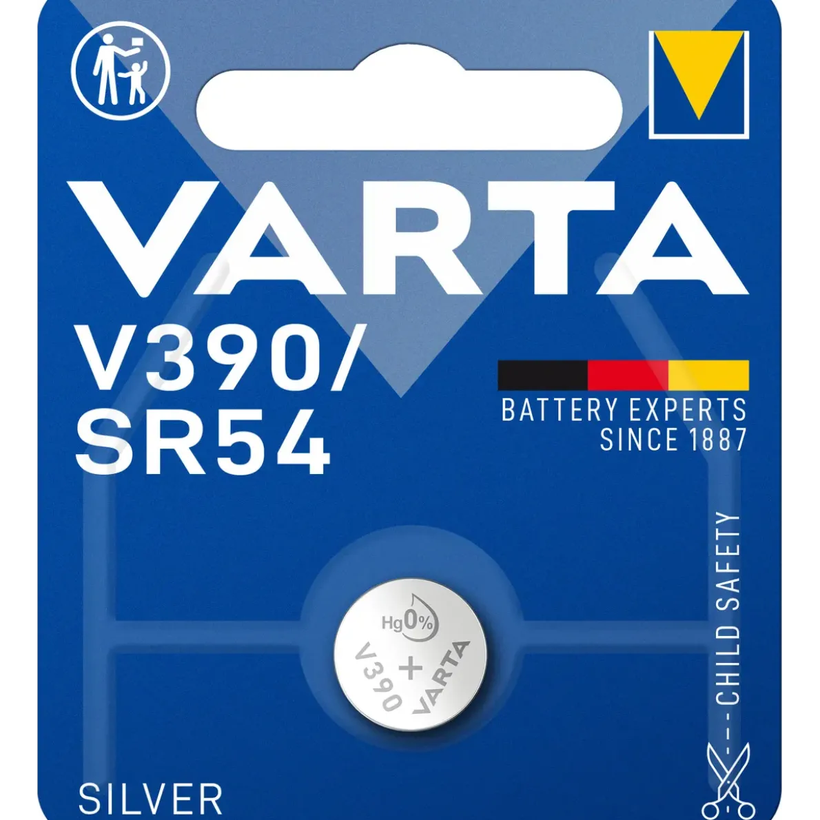 BATTERI V390 SILVER MYNT