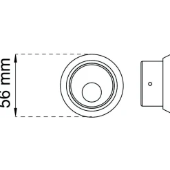 BEHÖR TILL RUND CYLINDER SVART 2ST