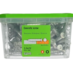 BETONGSKRUV ECS-C FÖRSÄNKT HUVUD CORRSEAL 7,5(6)X72 100ST