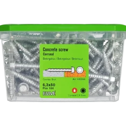 BETONGSKRUV ECS-HF HEX FLÄNS CORRSEAL 6,3(5)X50 100ST