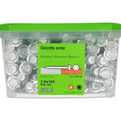 BETONGSKRUV ECS-HF HEX FLÄNS CORRSEAL 7,5(6)X100 100ST