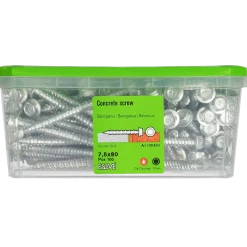 BETONGSKRUV ECS-HF HEX FLÄNS CORRSEAL 7,5(6)X80 100ST