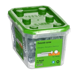 BETONGSKRUV ECS-PS KULLRIGT HUVUD TX30 FZB 7,5(6)X42 100ST