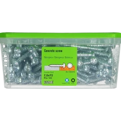 BETONGSKRUV ECS-PS KULLRIGT HUVUD TX30 FZB 7,5(6)X72 100ST