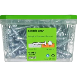 BETONGSKRUV ECS-PS KULLRIGT HUVUD TX30 FZB 6,3(5)X50 100ST