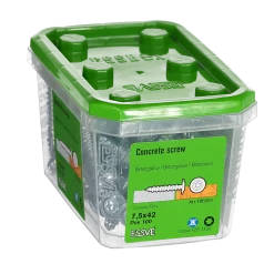 BETONGSKRUV ECS-W WAFER HUVUD FZB 7,5(6)X42 100ST