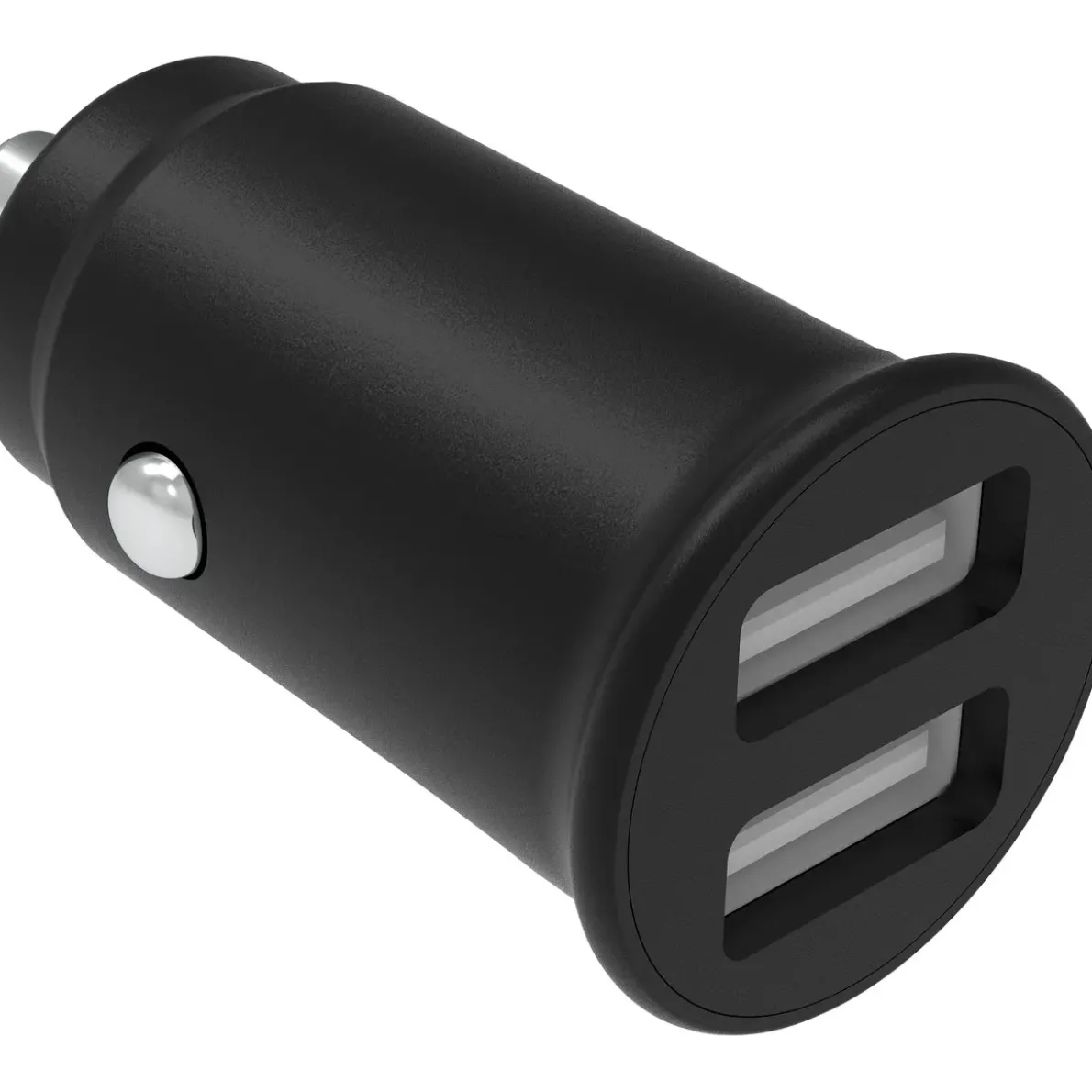 BILLADDARE 2XUSB 4,8A SVART 12-24V