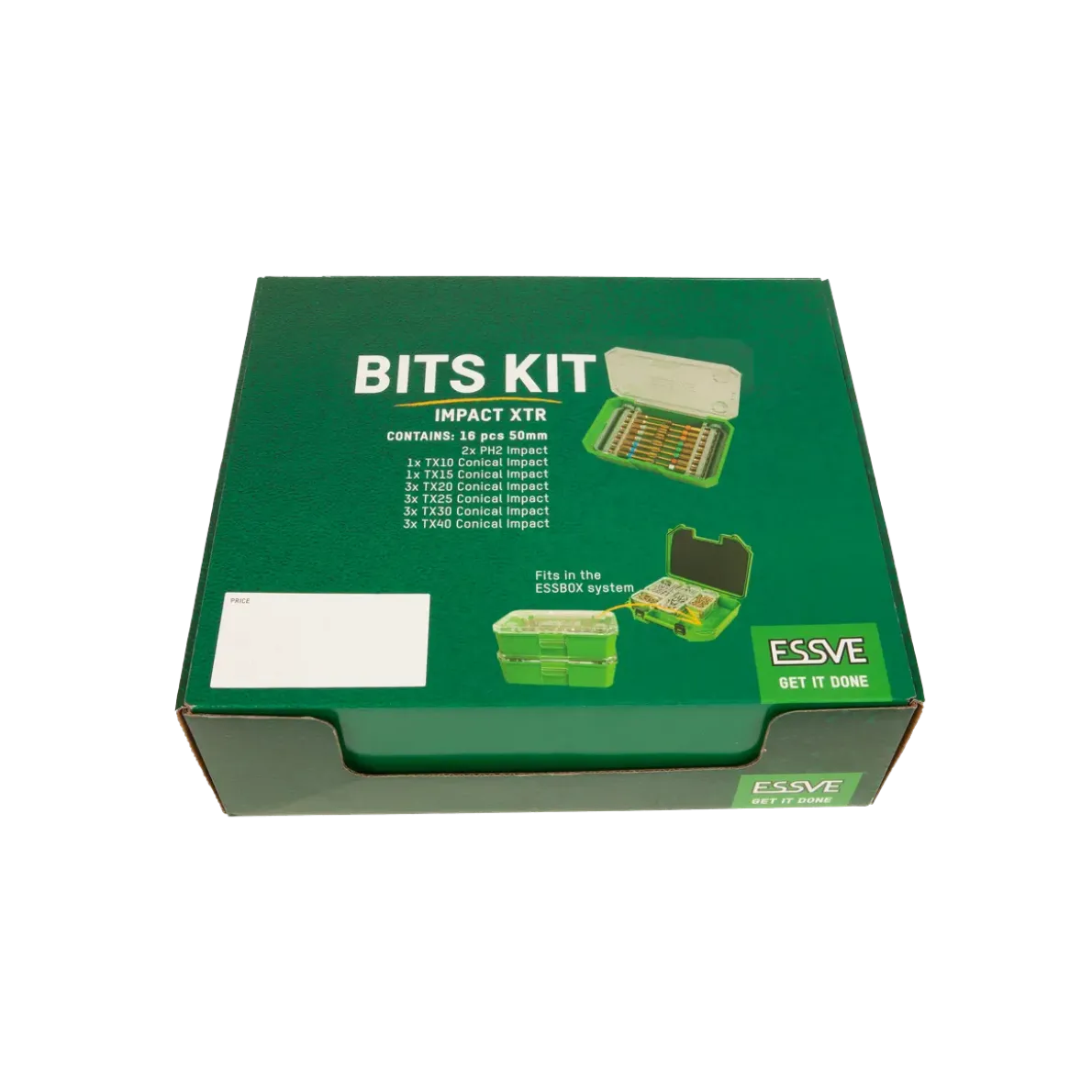 BITS KIT XTR IMPACT 16 PCS 50MM