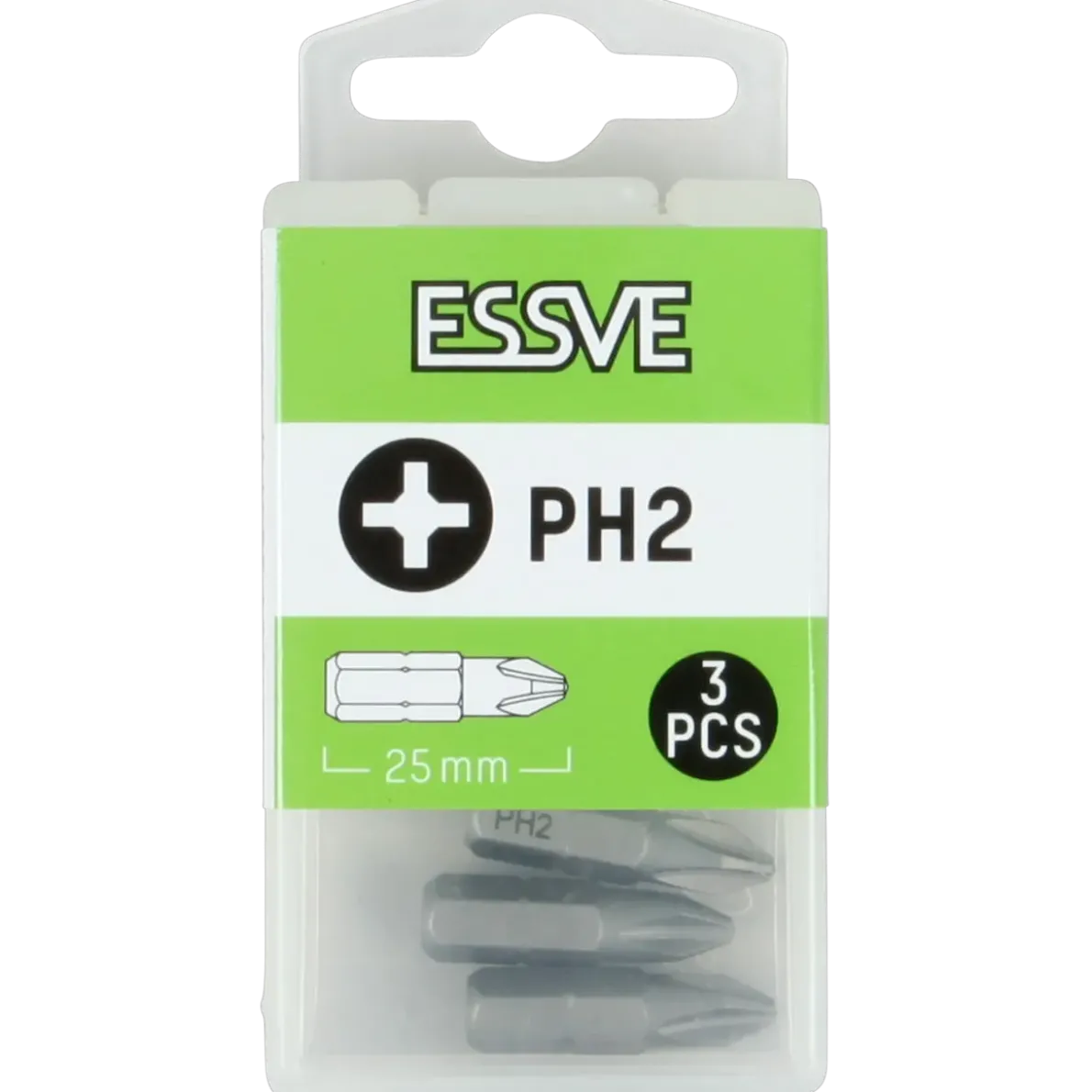 BITS PH2 25MM 3ST