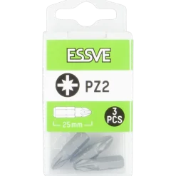 BITS PZ2 25MM 3ST