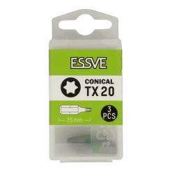 BITS TX20 KONISK 25MM 3ST