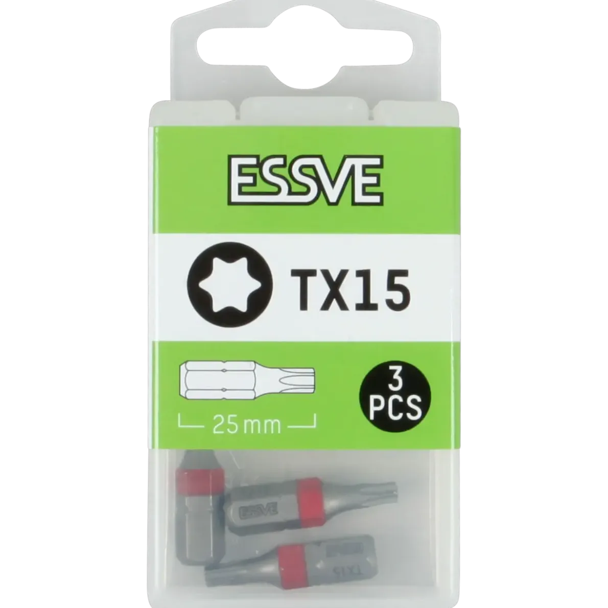 BITS TX15 25MM 3ST