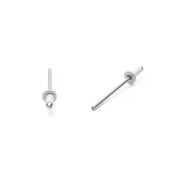 BLINDNIT KULLRIG AL/ST ÖPPEN VIT 3,2X8MM 25ST