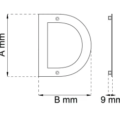 BOKSTAV HOME D RF 142MM