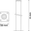 BORDSBEN 511 SVART D30X200MM 00 MM