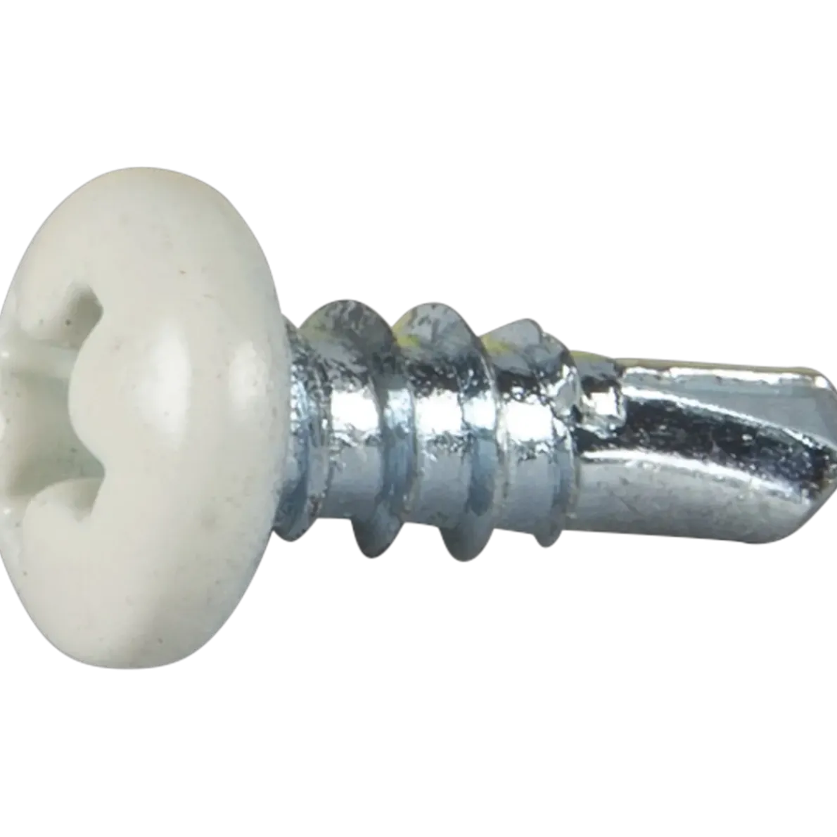 BORRSKRUV KULLRIGT HUVUD VIT RAL9010 3,5X9,5 1000ST