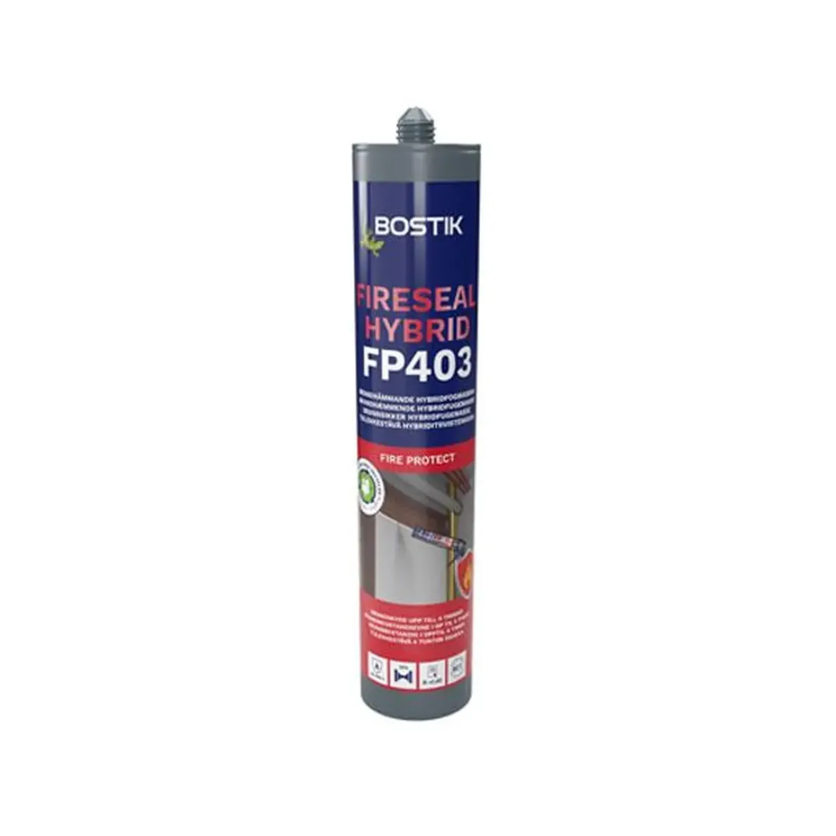 BRANDFOGMASSA FP403 FIRESEAL HYBRID GRÅ 290ML