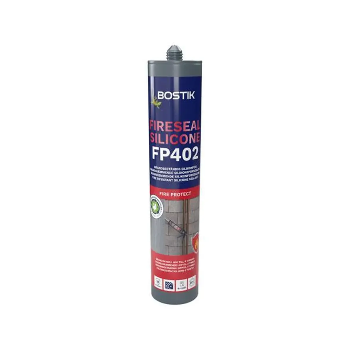 BRANDFOGMASSA FP402 FIRESEAL SILICONE SVART 300ML