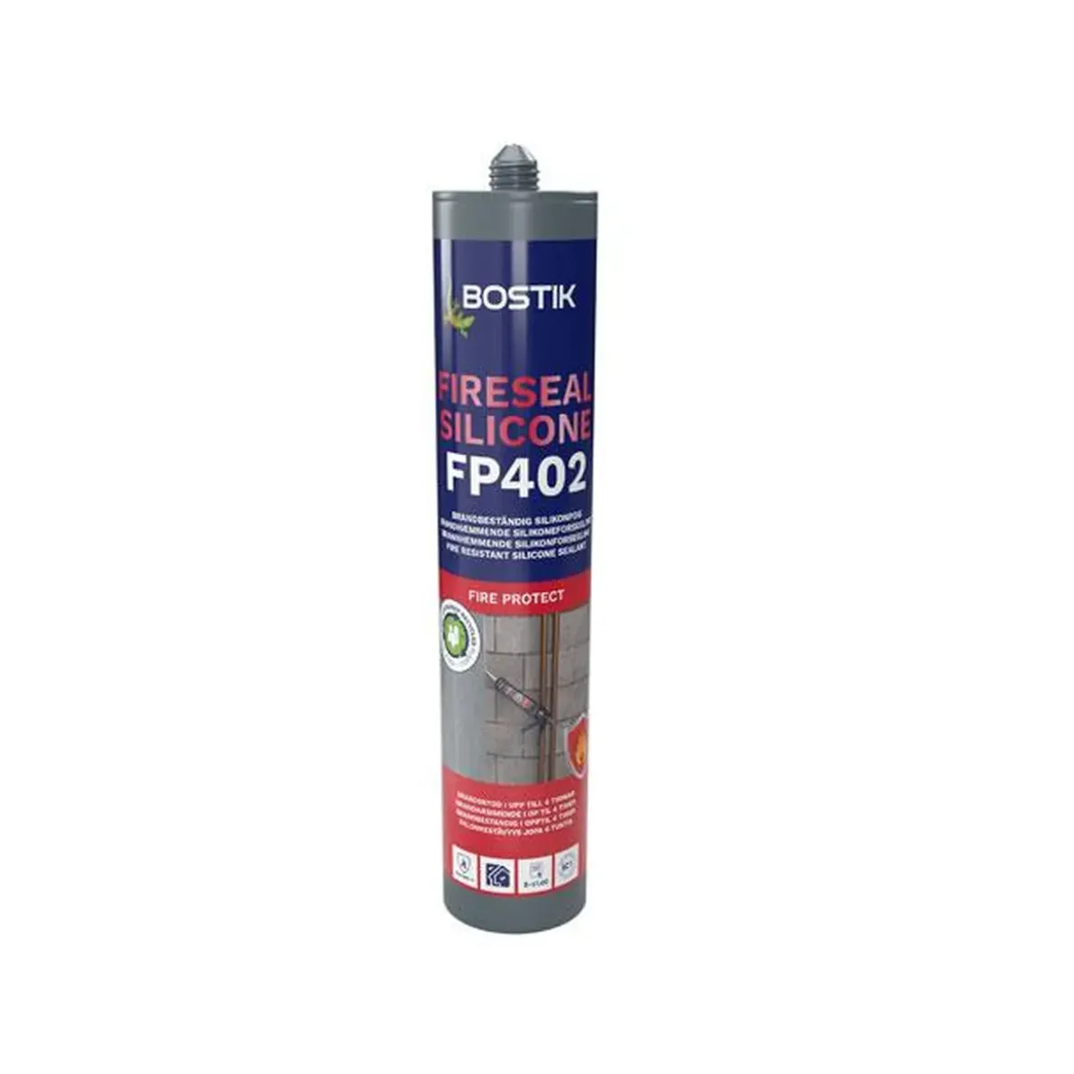 BRANDFOGMASSA FP402 FIRESEAL SILICONE VIT 300ML