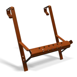 BÄRLÄKTSTEG PALEMA TEGELRÖD CC 300MM