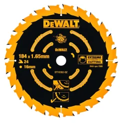 CIRKELSÅGSKLINGA DT10302 24T 184X16MM