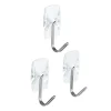 Command™ liten transparent ståltrådskrok med transparenta strips 17067CLR