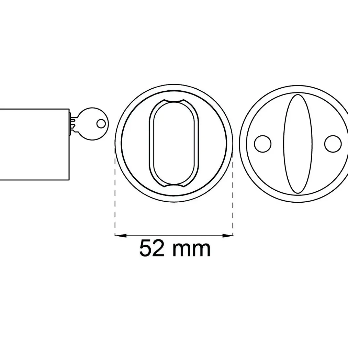 CYLINDERLÅSSATS 42 RF