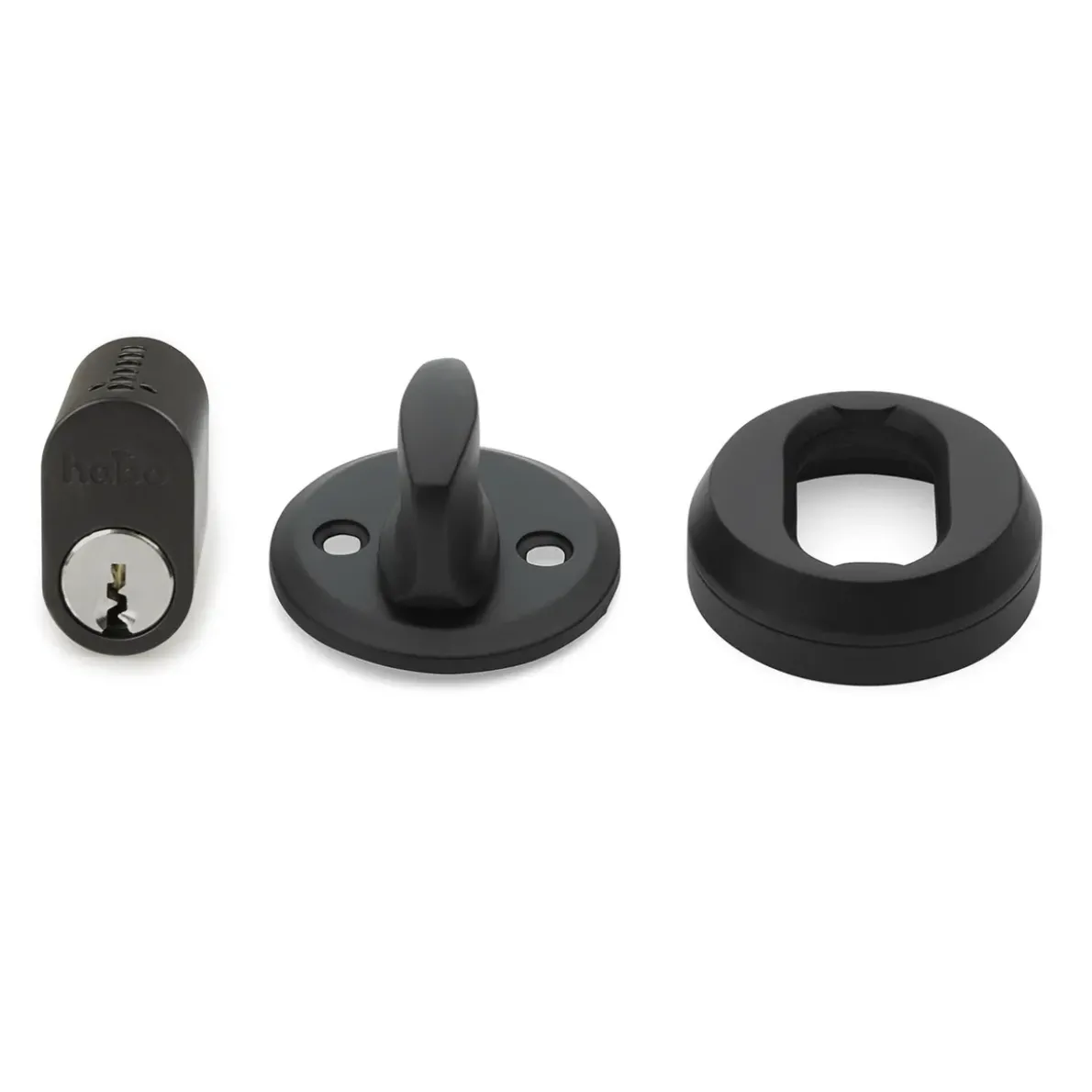 CYLINDERLÅSSATS 42 SVART