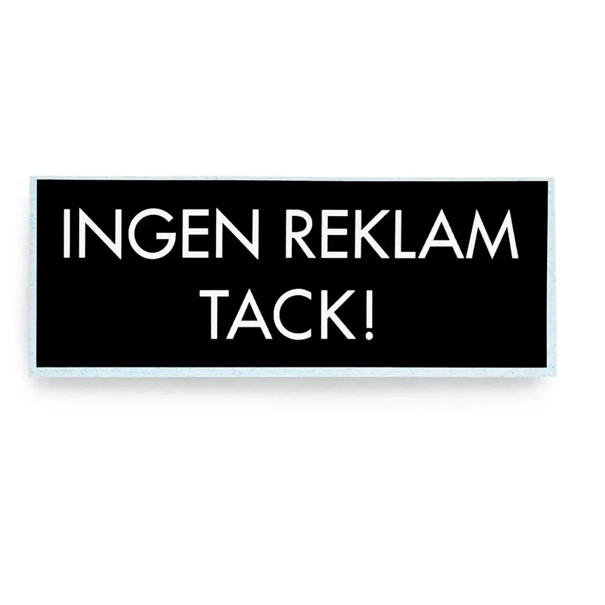 DEKAL 796 INGEN REKLAM TACK SVART SB